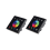 DC12V-24V RGB / RGBW vægmonteret touchpanelcontroller sort 1