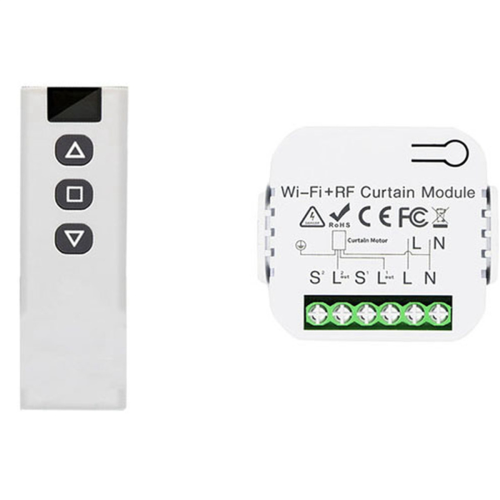 Διακόπτης κουρτίνας Tuya Smart Life για ηλεκτρικό ρολό, 1RC 2