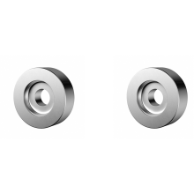 45 RPM platenspeleradapter voor 7 inch vinyl SL1200-serie, zilver