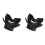 Moldable Silicone Diving Bite Mouthpiece Regulator Black 1