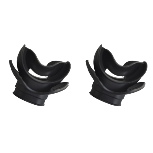 Moldable Silicone Diving Bite Mouthpiece Regulator Black