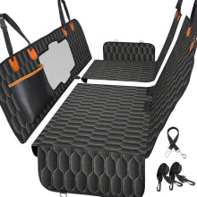 Dog Car Seat Cover for Tesla Model X 2015, Back Seat Extender for Dogs