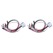 3 lumini LED cu întrerupător, cablu pentru bancă de barcă DB25