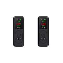 Dozimetru personal X γ β-Detector de radiații Tester radioactiv Alarmă-Negru