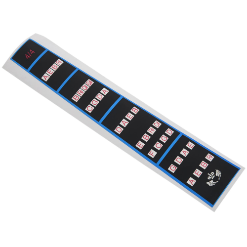 Violin Fingerboard Sticker guide Label Finger Chart For Size 4/4 2