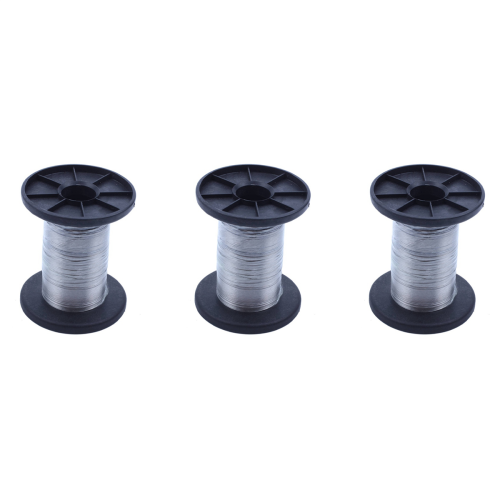 Trådspole i rustfritt stål 304, enkel, blank, hardtrådskabel, 0,3 mm
