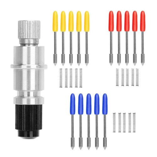 Milling Cutter Bit Rotating Bit Blade Holder Base With 30 Blade Vinyl Cutter, Compatible With CB09 Cutter Attachment