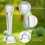 Troféu de golfe de cristal de 9 x 2,8 polegadas para torneios de golfe para adultos e crianças 3