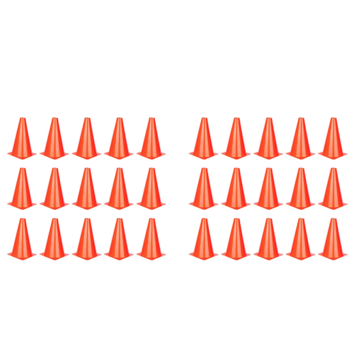 15 cones esportivos de 9 polegadas, cones de plástico para treinamento de futebol e basquete