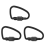 4-Digit Heavy Duty Carabiner Clips, D-Shaped Code Lock 1