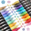 Double Line Glitter Pen Set Super Squiggles Sparkle Dazzlers 2