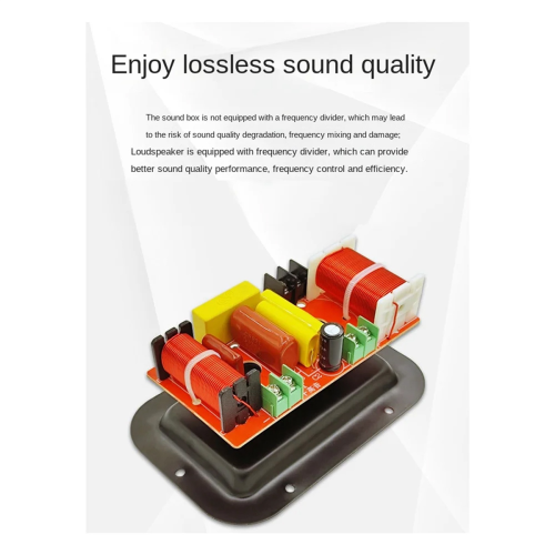 2 Ways 350W Speaker Treble+Bass Frequency Divider Crossovers Speaker 2