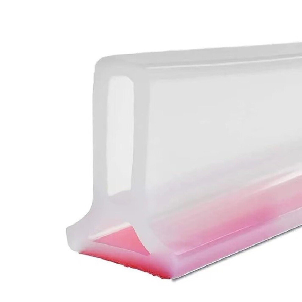 Floor Seal Retaining Strip, Shower Threshold Water Dam Barrier Strip, Silicone Shower Door Threshold Water Dam 354398664451