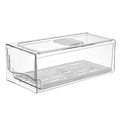Refrigerator Organizer Bins with Pull Out Drawers Produce Drawer Set 1