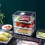 Refrigerator Organizer Bins with Pull Out Drawers Produce Drawer Set 6