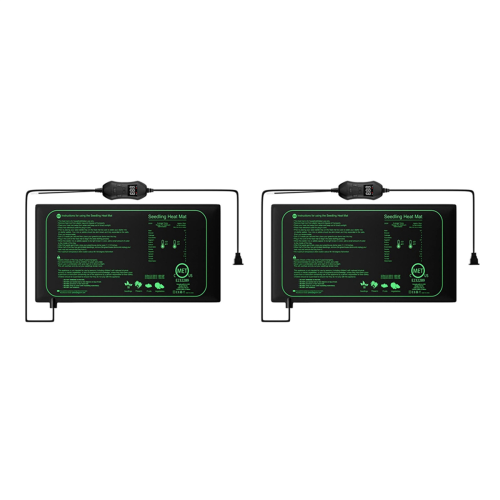 Tapete térmico para mudas de 50 W com termostato e plugue UE