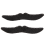 Pacote com 12 bigodes falsos autoadesivos sortidos 4