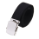 Curea din material textil, curea din material textil, curea din chingi, neagră, bărbătească, 38 mm 2