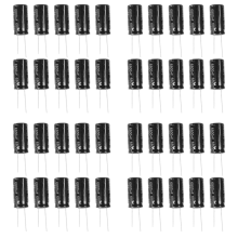 10 stk. 16 mm x 30 mm 6800 UF 25 V polarisert radial elektrolytisk kondensator