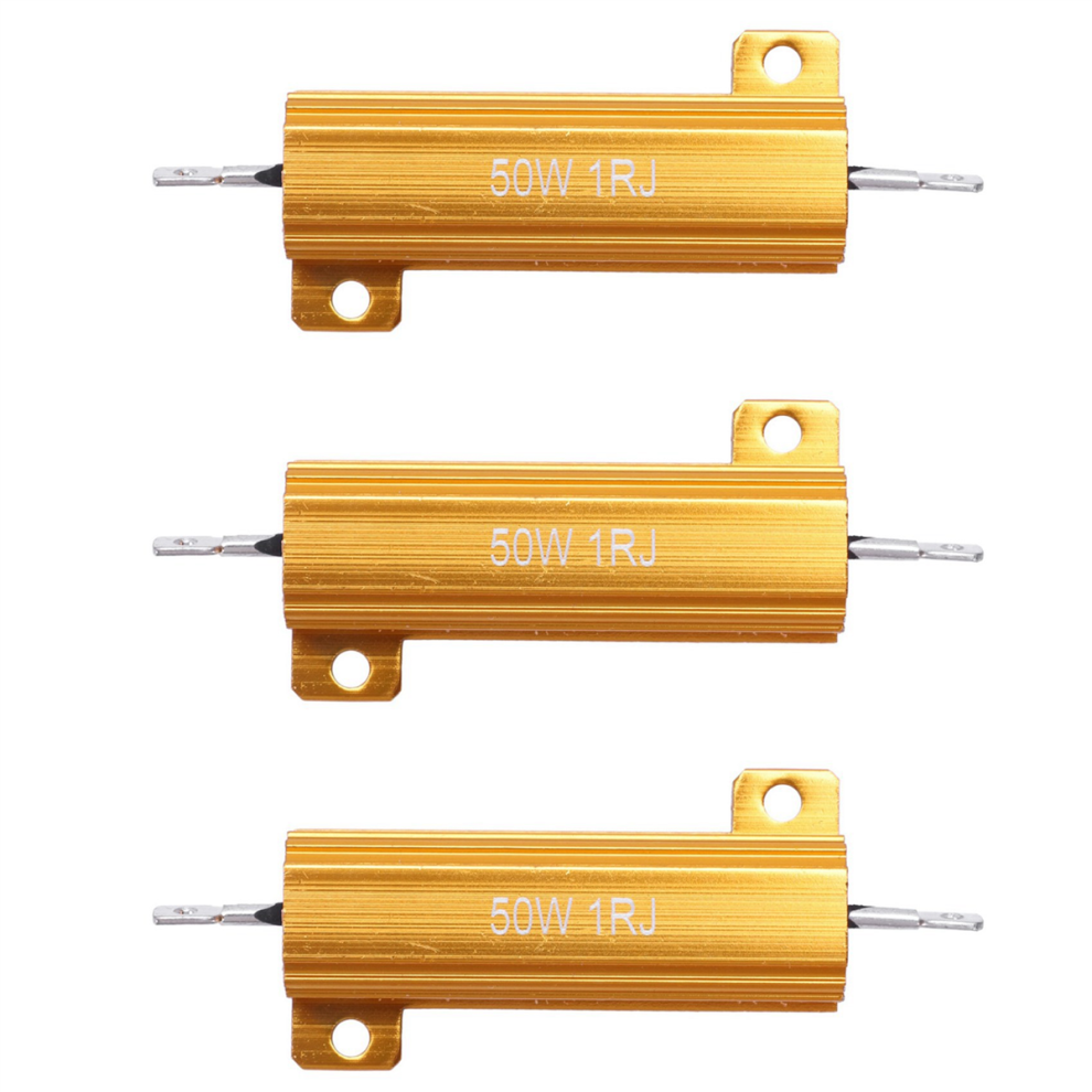 Screw Tab Wirewound Aluminium Resistor 1 Ohm 5% 50 Watt 4852852648185