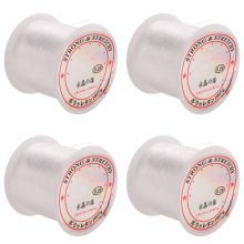 0,2 mm diameter transparante nylon visvislijn spoel kralenkoord