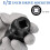 35-Pieces 1/2' DR Drive Deep Impact Socket Set, 6-Point (8mm - 32mm), 35pc Jumbo Set 3