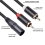 Stereolydkabel forsterker blandet plugg AV-kabel 1M 7