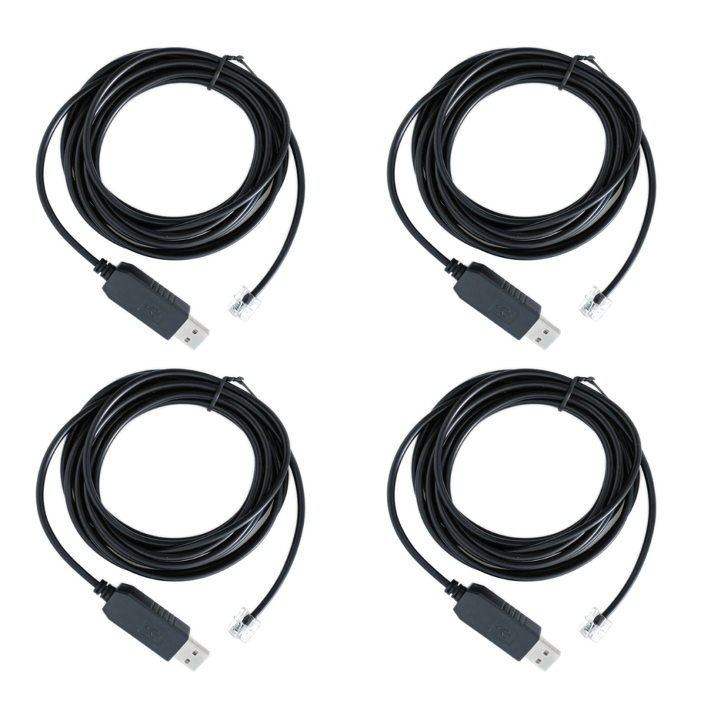 Usb To Rj11 Rj12 6P4c Adapter Serial Control Cable Eqmod Cable,1.8M 4852852657347