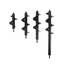 1PC Garden Auger Drill Spiral Drill 6 Types Earth Auger Spiral Drill Bit(8 x 45cm)