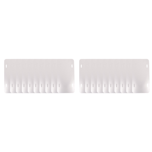 Placas de carro em branco para sublimação, 6 polegadas x 3 polegadas, pacote com 10 unidades, alumínio