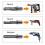 Sturdy 32/42/50MM Firewood Splitter Machine Drill Bit Wood Cone Punch Driver 5