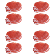 2Pcs Fake Cooked Fresh Pork Simulation Cabinet Desk Decoration