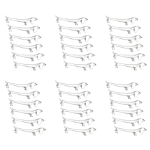 6 stk. spisepinner, hvile, liten hund, sinklegering, gaffel, skje, servise, verktøy