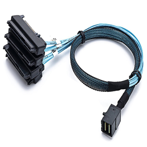 SAS SFF-8643 til 4x29-pinners SFF-8482 harddisk-serverkabel 3.33 TF/1 M 1