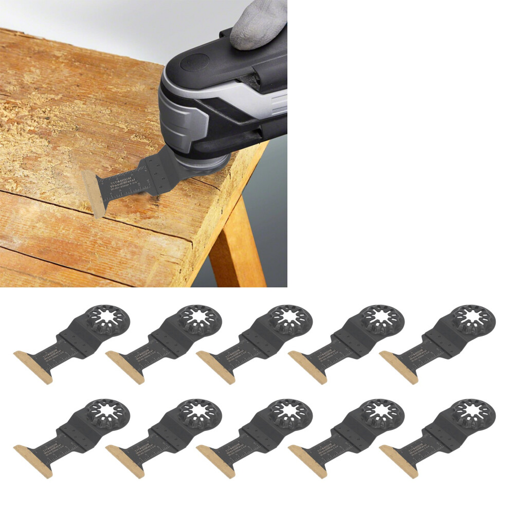10Pcs 34Mm Multifunctional Oscillating Saw Blades Set 3011326904061