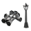 4Pcs Straße Post Lichter Modell Eisenbahn Zug Lampe Post Lichter 4