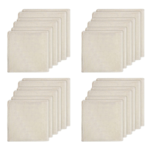 Vêtements en mousseline de coton pur non blanchi Vêtements doux et carrés en fromage