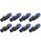 8-pack audiokabeladapterconnectoren, 4-polige audioluidsprekerstekker 2