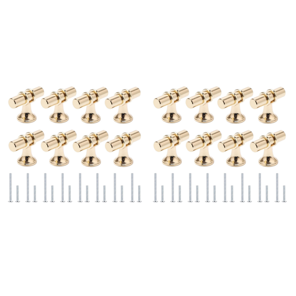 Photos - Furniture Hardware Markenlos 8 Packs Champagne Gold Cabinet Knobs Drawer Knobs Euro T Bar Knobs 