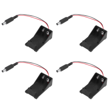 9V Volt Battery Holder Box Case Plug 5.5X2.1 for