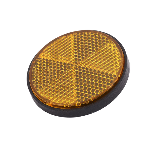 Refletores redondos laranja de 2 x 2 polegadas para motocicletas, quadriciclos e motos de trilha 1