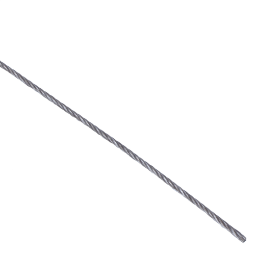 Kabelrigg i rostfritt stål, längd: 15 m, diameter: 1,0 mm 2