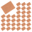 100Pcs Blank Earrings Ear Studs Tags Kraft Paper Display Card Brown 1
