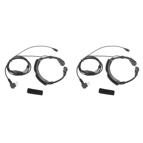 Throat Mic Miniphone Acoustic Headset for Two Way Radio