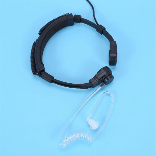 Throat Mic Miniphone Acoustic Headset for Two Way Radio 2