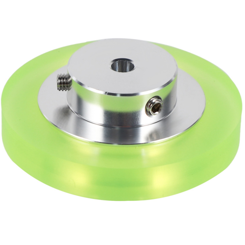 Roue codeuse industrielle en aluminium et polyuréthane de 200 mm 1