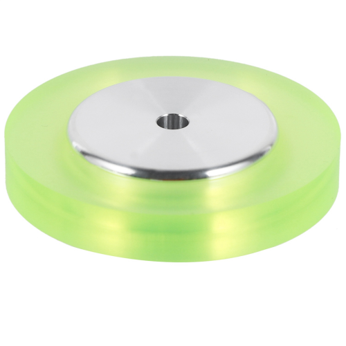 Roue codeuse industrielle en aluminium et polyuréthane de 200 mm 2