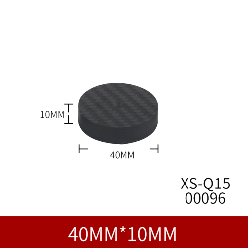 Karbonfiber høyttalerisolasjon 40x10mm spikes basepute HiFi AMP 2
