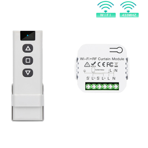 Διακόπτης κουρτίνας Tuya Smart Life για ηλεκτρικό ρολό, 1RC 2