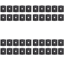 10 x Centre Clamp PV Solar Panels, Module Clamp for All Frame Heights